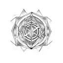 philosopher stone symbol tattoo design idea