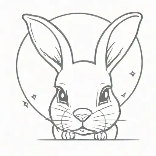 bad Bunny clever tattoo design idea