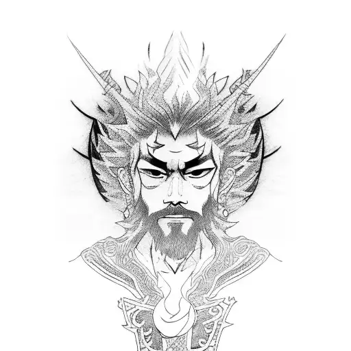 vagabond miyamoto musashi tattoo design idea