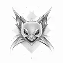 Wood evolving into bats tattoo design idea