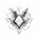 Wood evolving into bats tattoo design idea