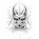 scales of anubis tattoo design idea