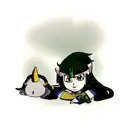 midna from twilight princess inspecting a rupee tattoo design idea