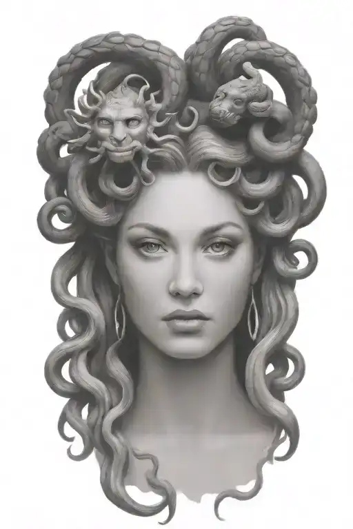 Medusa tattoo design idea