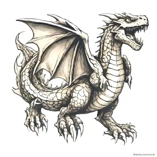 Charizard Pokemon tattoo design idea