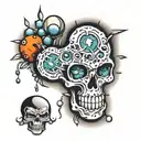 cheeseboy l s d molecule inside tattoo design idea