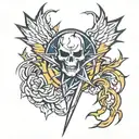 tcb lightning l tattoo design idea