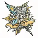 tcb lightning l tattoo design idea