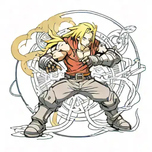 Fullmetal Alchemist Brotherhood tattoo design idea