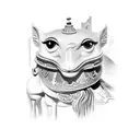 The Carousel never stops turning tattoo design idea