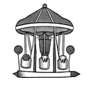 The Carousel never stops turning tattoo design idea