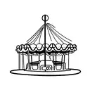 The Carousel never stops turning tattoo design idea