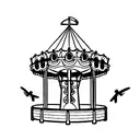 The Carousel never stops turning tattoo design idea