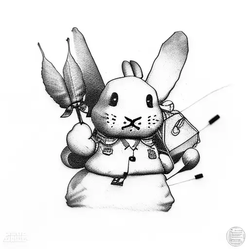 student miffy tattoo design idea