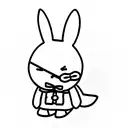 student miffy tattoo design idea