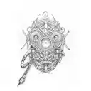 charm bracelet tattoo design idea