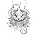 charm bracelet tattoo design idea