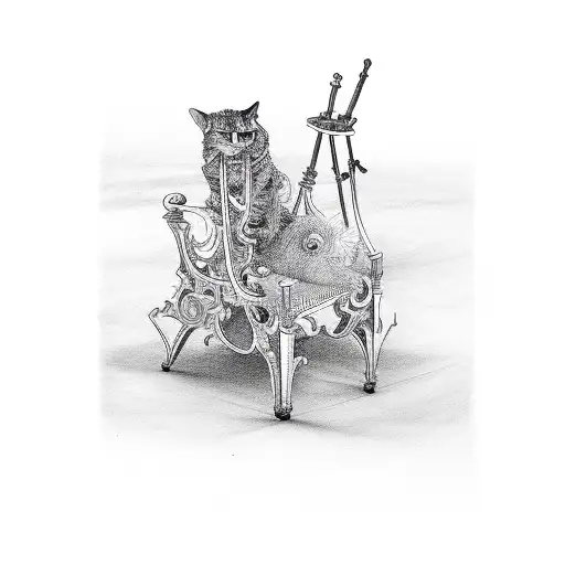 director chair tattoo design idea