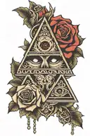Single word. Killuminati tattoo design idea