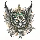 one word. killuminati tattoo design idea