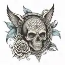 one word. killuminati tattoo design idea