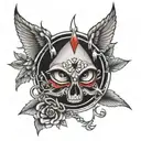 one word. killuminati tattoo design idea