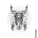 baphomet tattoo design idea