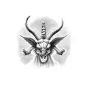 baphomet tattoo design idea