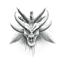 baphomet tattoo design idea