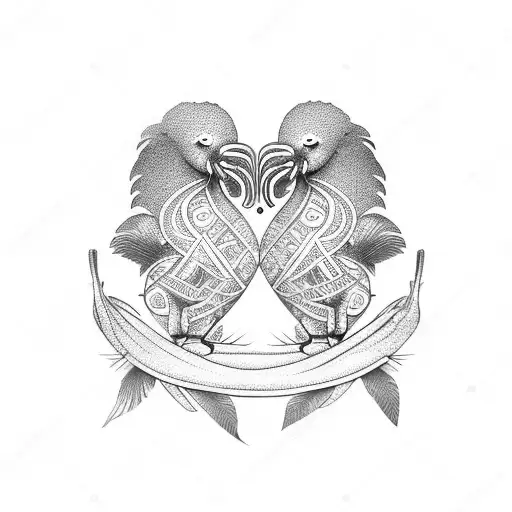 dodo and lily bracelet tattoo design idea