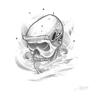  surfer tattoo design idea