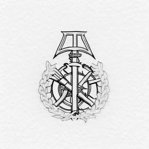 something that a roman legionaire would have or a german waffen SS soldier tattoo design idea