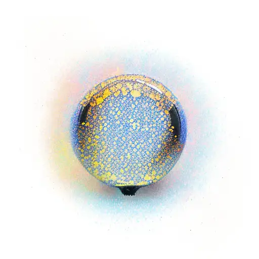 kintsugi lightbulb tattoo design idea