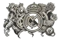 real madrid tattoo design idea
