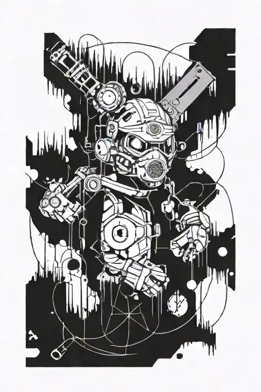 metro 2033 incorporated tattoo design idea