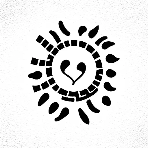 you are my sunshine. elegant, love line draw tattoo design idea