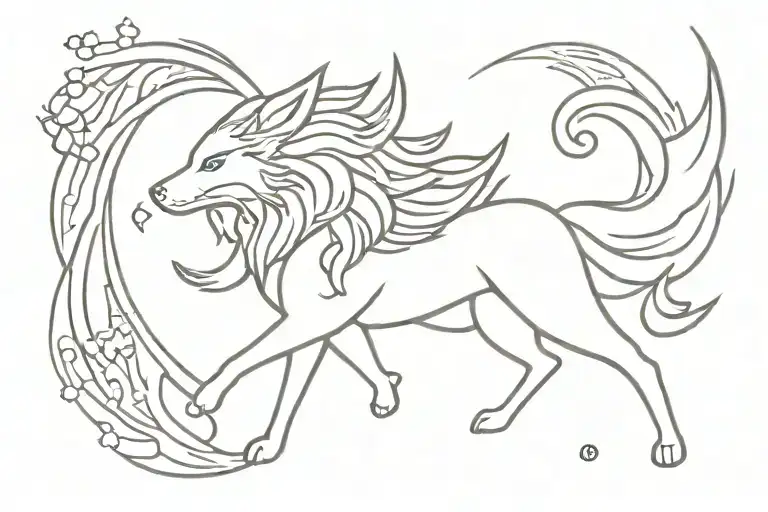 amaterasu tattoo design idea