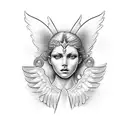 angel numbers 111 tattoo design idea
