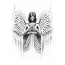 angel numbers 111 tattoo design idea