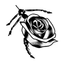 Scorpion and Rose tattoo design idea