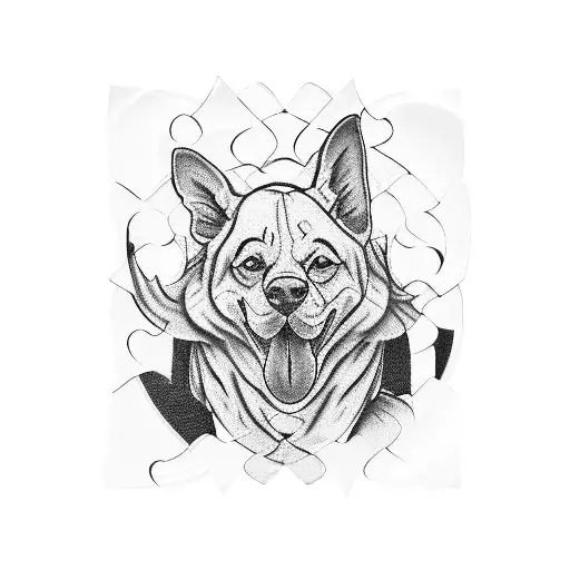 שמירת התרגום A wristband consisting of puzzle pieces tattoo design idea