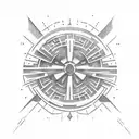 Star Wars  grey Jedi logo tattoo design idea