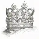 The eternally crowned king, "a king without a crown," walks the path to immortality in all his grandeur and nobility, having built several empires over thousands of years. tattoo design idea