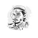 che guevara tattoo design idea