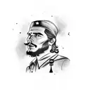che guevara tattoo design idea