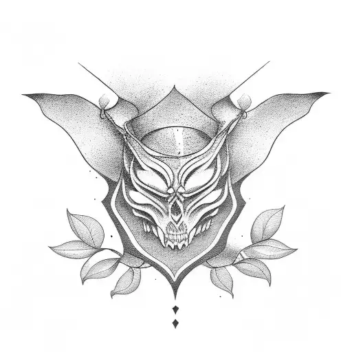 witchy tattoo design idea