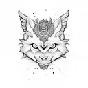 witchy tattoo design idea