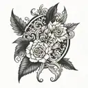 name lucas luna tattoo design idea