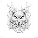 Forbidden fruit tattoo design idea