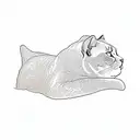 british shorthair cat tattoo design idea